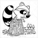 animals bold and easy coloring book for adults large print colouring pages of wild animals & woodland creatures
