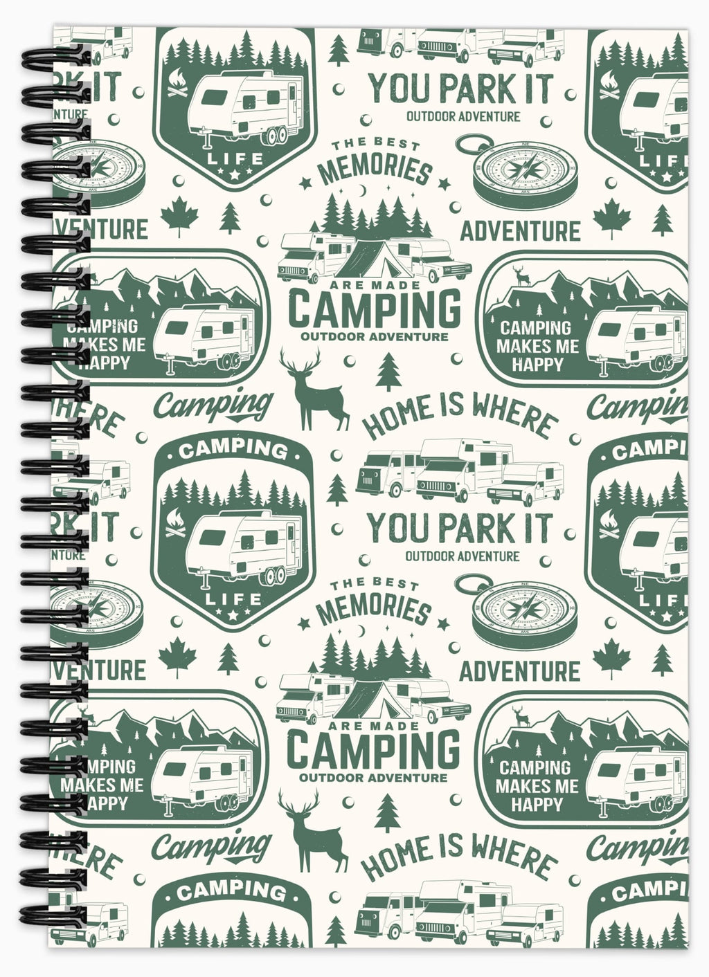 camping journal rv travel organizer caravan holiday campsite record notebook camper gift motorhome adventure