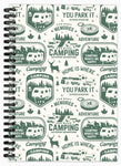 camping journal rv travel organizer caravan holiday campsite record notebook camper gift motorhome adventure