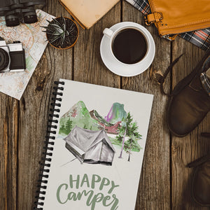 camping journal rv travel organizer caravan holiday campsite record notebook camper gift motorhome adventure
