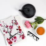 cherry blossom sakura japanese art asian writing journal notebook lined small A5 and large desktop unique gift