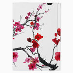 cherry blossom sakura japanese art asian writing journal notebook lined small A5 and large desktop unique gift