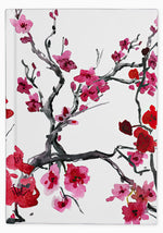 cherry blossom sakura japanese art asian writing journal notebook lined small A5 and large desktop unique gift