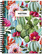 cornell notes method note taking lab notebook college lecture notes study system student university back to school supplies spiral bound cactus and succulents