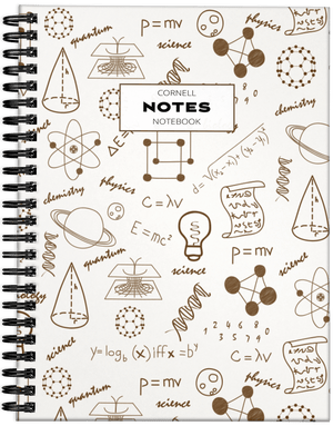 cornell notes method note taking lab notebook college lecture notes study system student university back to school supplies spiral bound