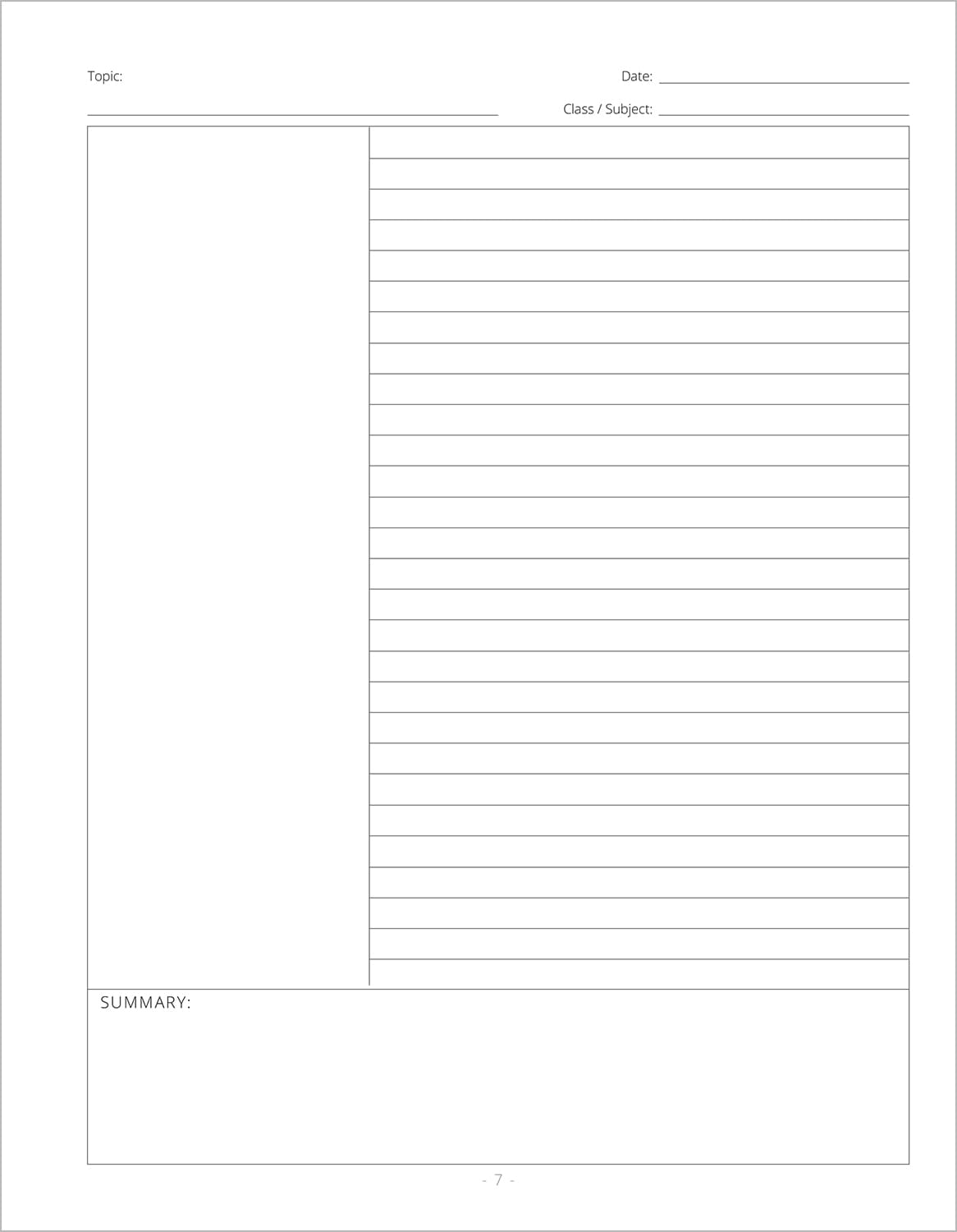 cornell notes method note taking lab notebook college lecture notes study system student university back to school supplies college ruled medium lined paper