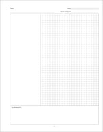 cornell notes method note taking lab notebook college lecture notes study system student university back to school supplies grid graph paper quadrille