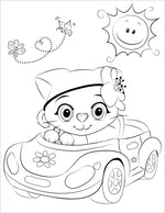 Schattige Katten Kleurboek voor Kinderen 4-8 jaar