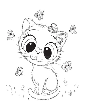 Schattige Katten Kleurboek voor Kinderen 4-8 jaar