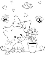 Schattige Katten Kleurboek voor Kinderen 4-8 jaar