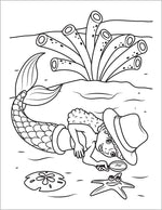 mermaid coloring book for girls detective looking for clues underwater
