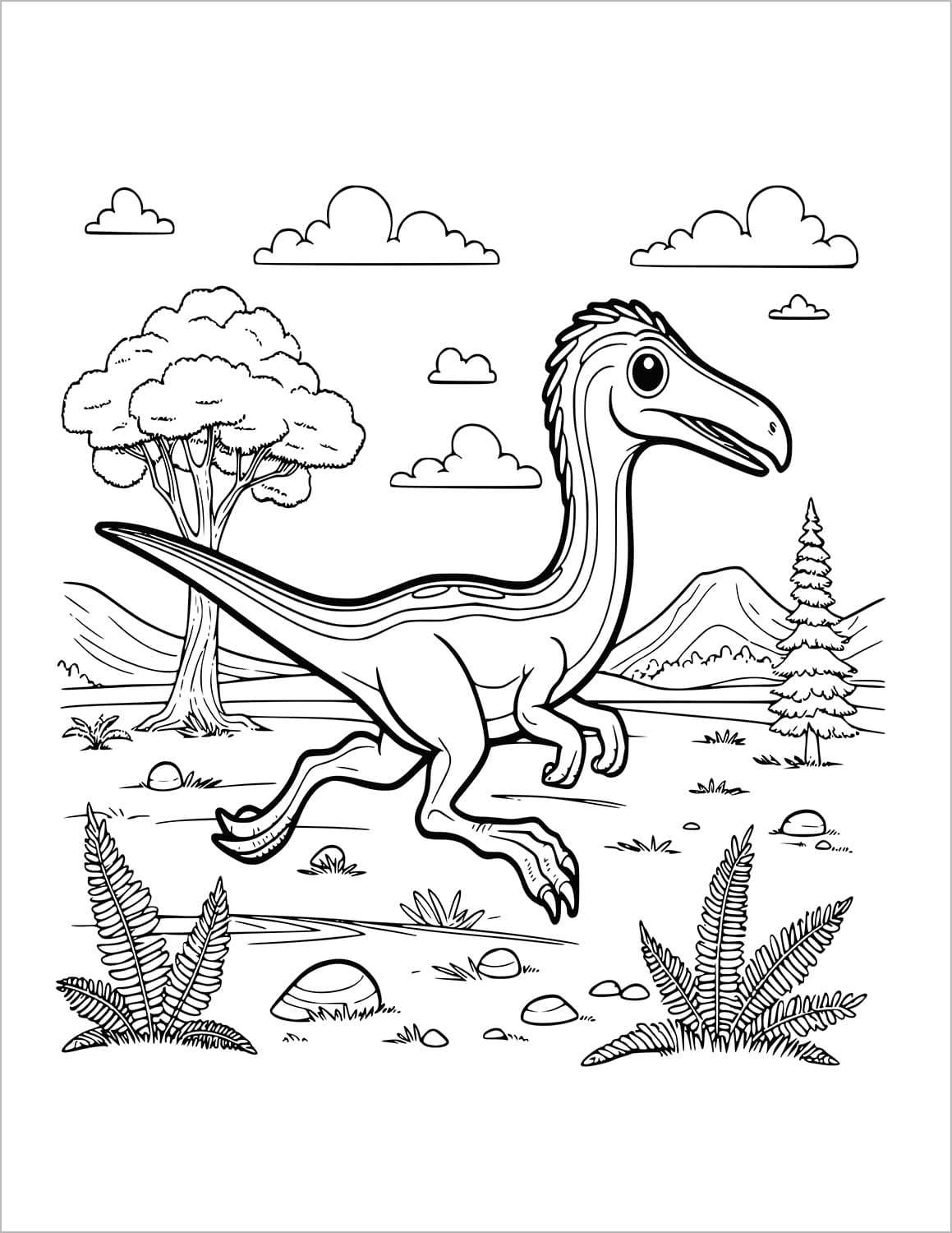 dinosaur coloring book for kids dino colouring pages for children ages 4 - 8