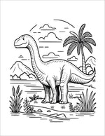 dinosaur coloring book for kids dino colouring pages for children ages 4 - 8