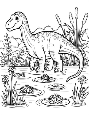 dinosaur coloring book for kids dino colouring pages for children ages 4 - 8