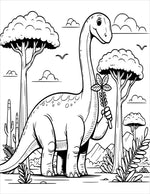 dinosaur coloring book for kids dino colouring pages for children ages 4 - 8