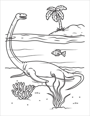 dinosaur coloring book for kids dino colouring pages for children ages 4 - 8