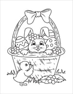 Easter Coloring Book for Kids Ages 4-8