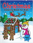 christmas coloring book for kids XMAS winter holiday colouring pages