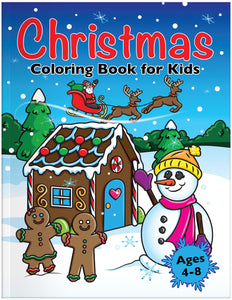 christmas coloring book for kids XMAS winter holiday colouring pages