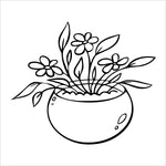 garden spring flowers bold and easy coloring book for adults large print colouring pages for kids teens and beginners easter holiday floral gardening nature theme printable coloring sheets