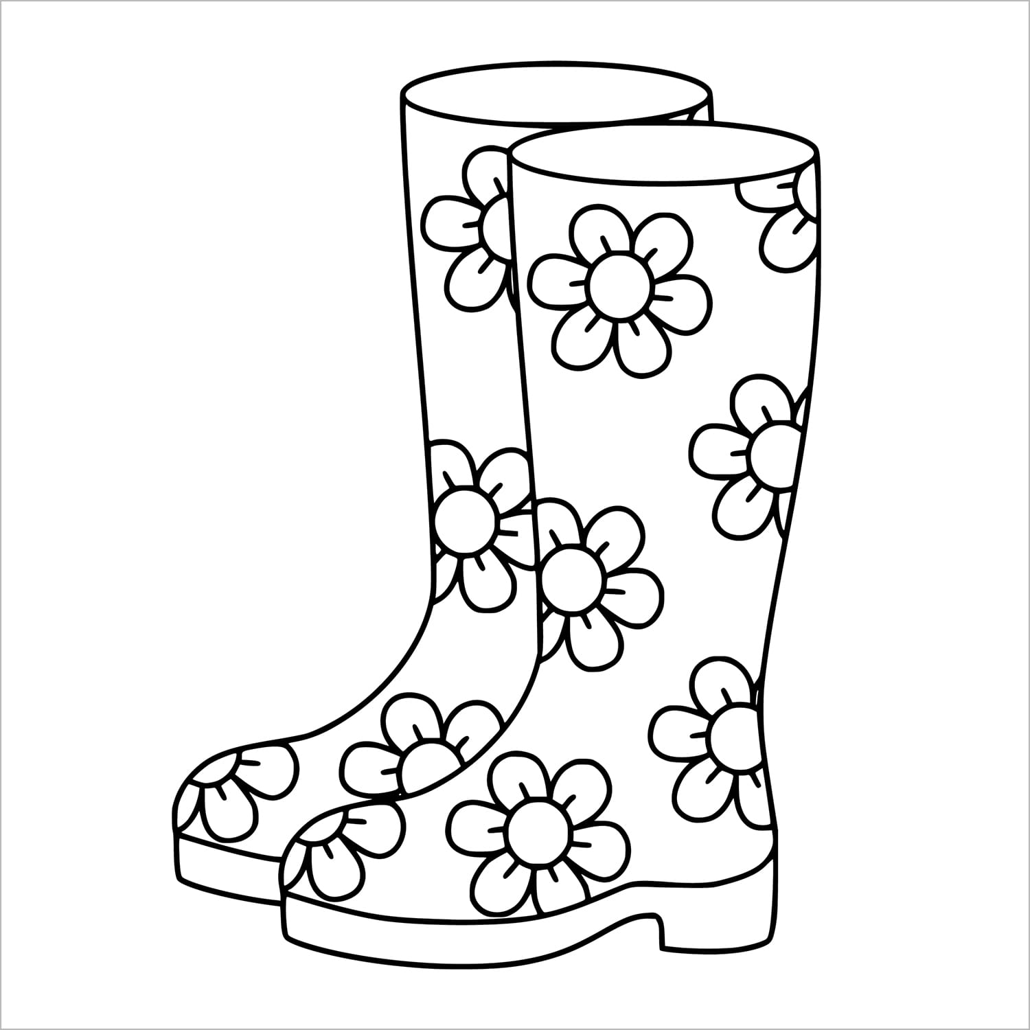 garden spring flowers bold and easy coloring book for adults large print colouring pages for kids teens and beginners easter holiday floral gardening nature theme printable coloring sheets