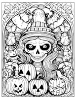 halloween coloring book for adults colouring pages spooky horror