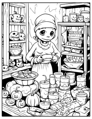 halloween coloring book for adults colouring pages spooky horror