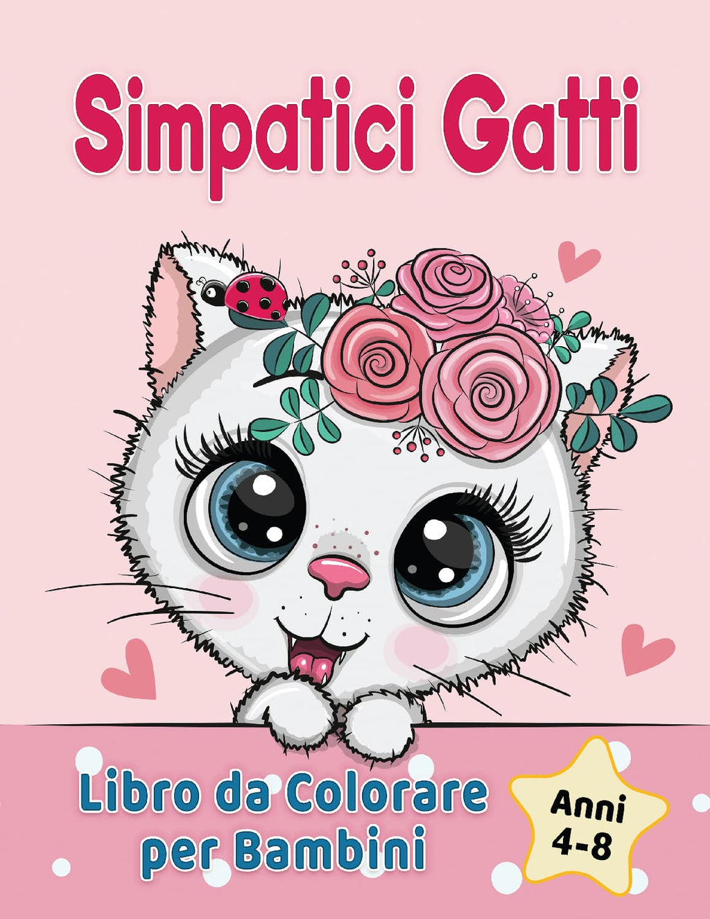 Simpatici Gatti Libro da Colorare per Bambini