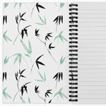 japanese asian crane spiral notebook unique gift bird animal writing journal lined and blank 