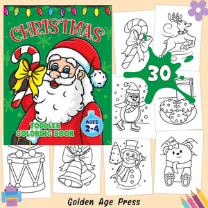 Toddler Christmas Coloring Book for Kids
