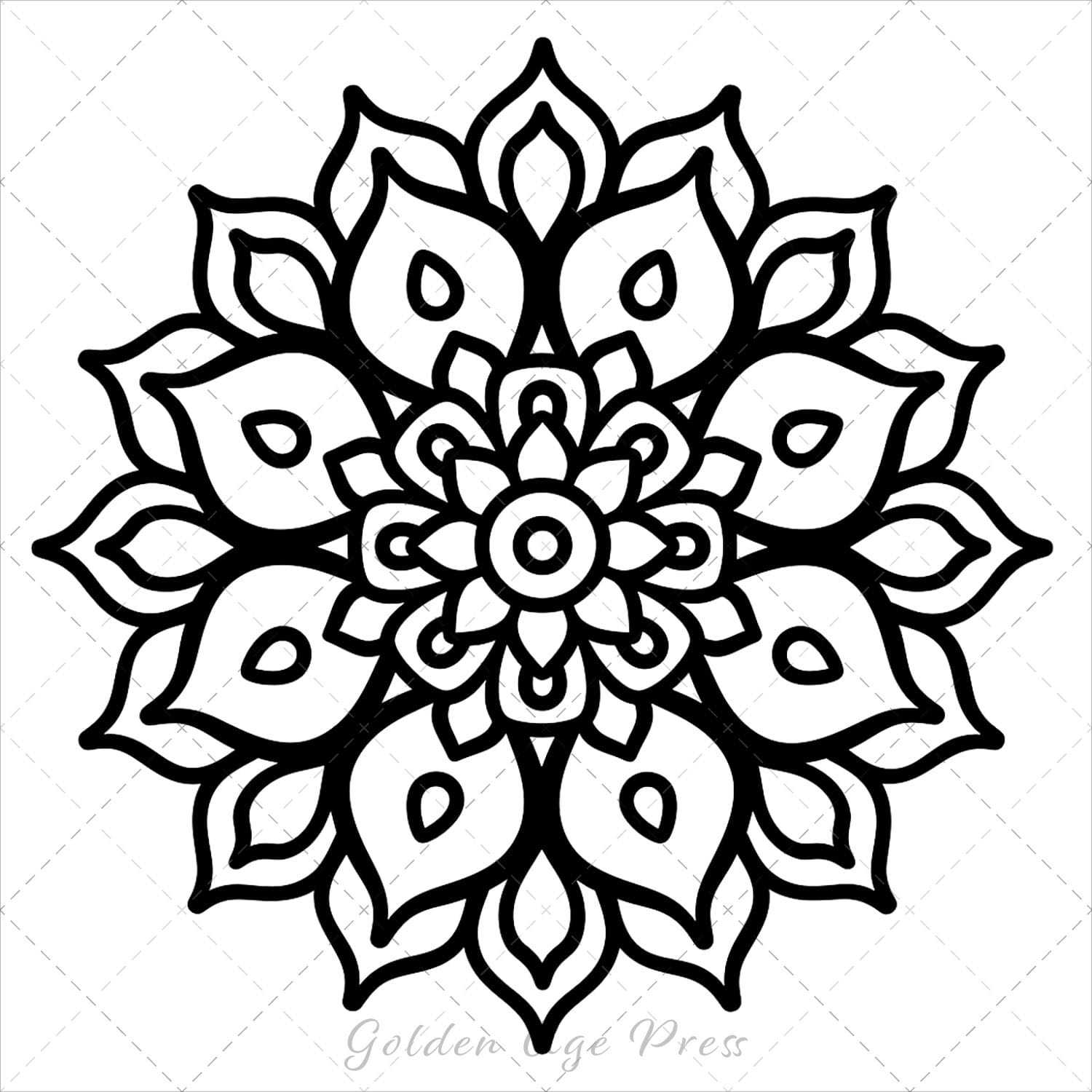 mandalas bold and easy coloring book for adults simple large print colouring pages geometric patterns kids beginners seniors