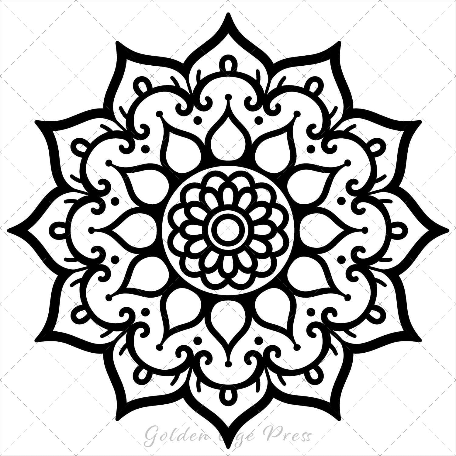 mandalas bold and easy coloring book for adults simple large print colouring pages geometric patterns kids beginners seniors