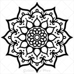mandalas bold and easy coloring book for adults simple large print colouring pages geometric patterns kids beginners seniors