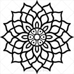 mandalas bold and easy coloring book for adults simple large print colouring pages geometric patterns kids beginners seniors