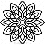 mandalas bold and easy coloring book for adults simple large print colouring pages geometric patterns kids beginners seniors