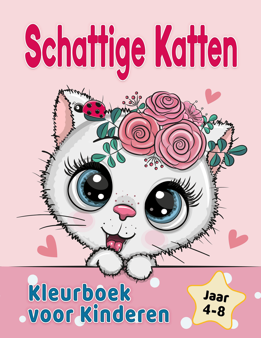 Schattige Katten Kleurboek voor Kinderen 4-8 jaar