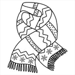 Noël Douillet Livre de Coloriage Audacieux et Facile