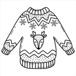 Noël Douillet Livre de Coloriage Audacieux et Facile