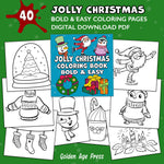 Jolly Christmas Bold & Easy Coloring Book