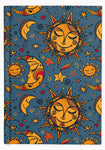 sleepy moon writing journal notebook lined small A5 and large desktop unique gift