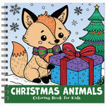 christmas animals coloring book for kids children colouring pages Xmas holiday winter rainy day activities color sheets spiral bound