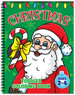 toddler christmas coloring book for kids preschool colouring pages for children winter holiday spiral bound