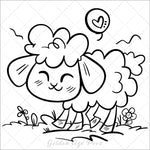 Spring Bold & Easy Coloring Book
