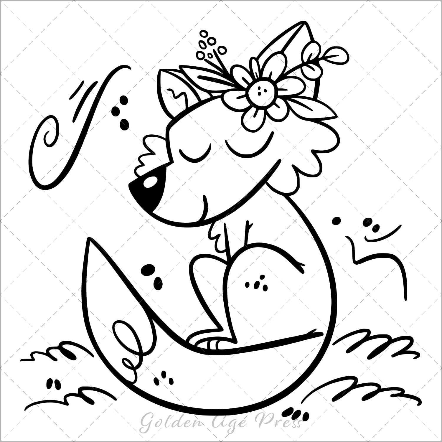 Spring Bold & Easy Coloring Book