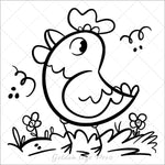 Spring Bold & Easy Coloring Book