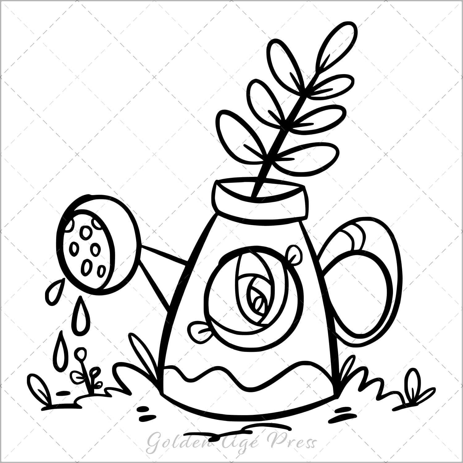 Spring Bold & Easy Coloring Book