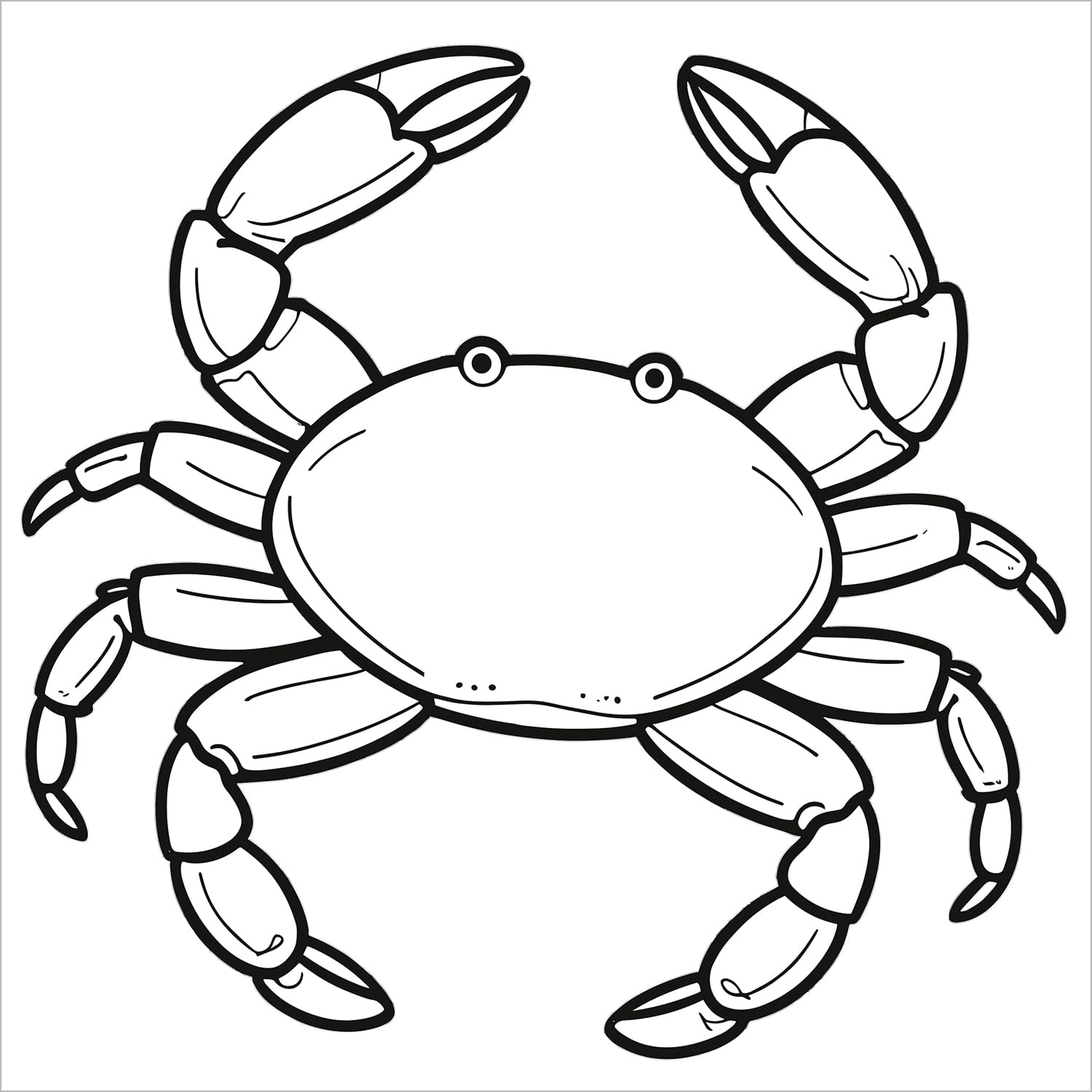 summer bold and easy coloring book large print colouring pages for adults crab