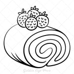 sweet treats bold and easy coloring book for adults large print colouring pages for kids and beginners food snacks desserts theme coloring sheets 
