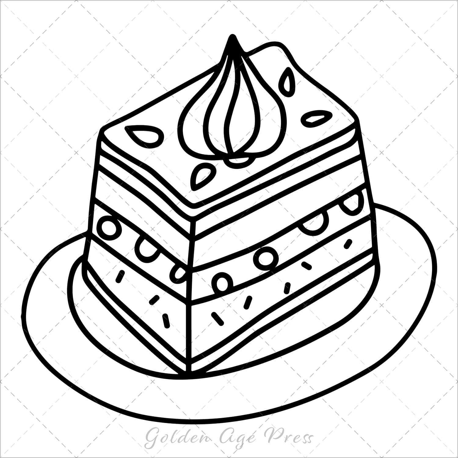 sweet treats bold and easy coloring book for adults large print colouring pages for kids and beginners food snacks desserts theme coloring sheets 