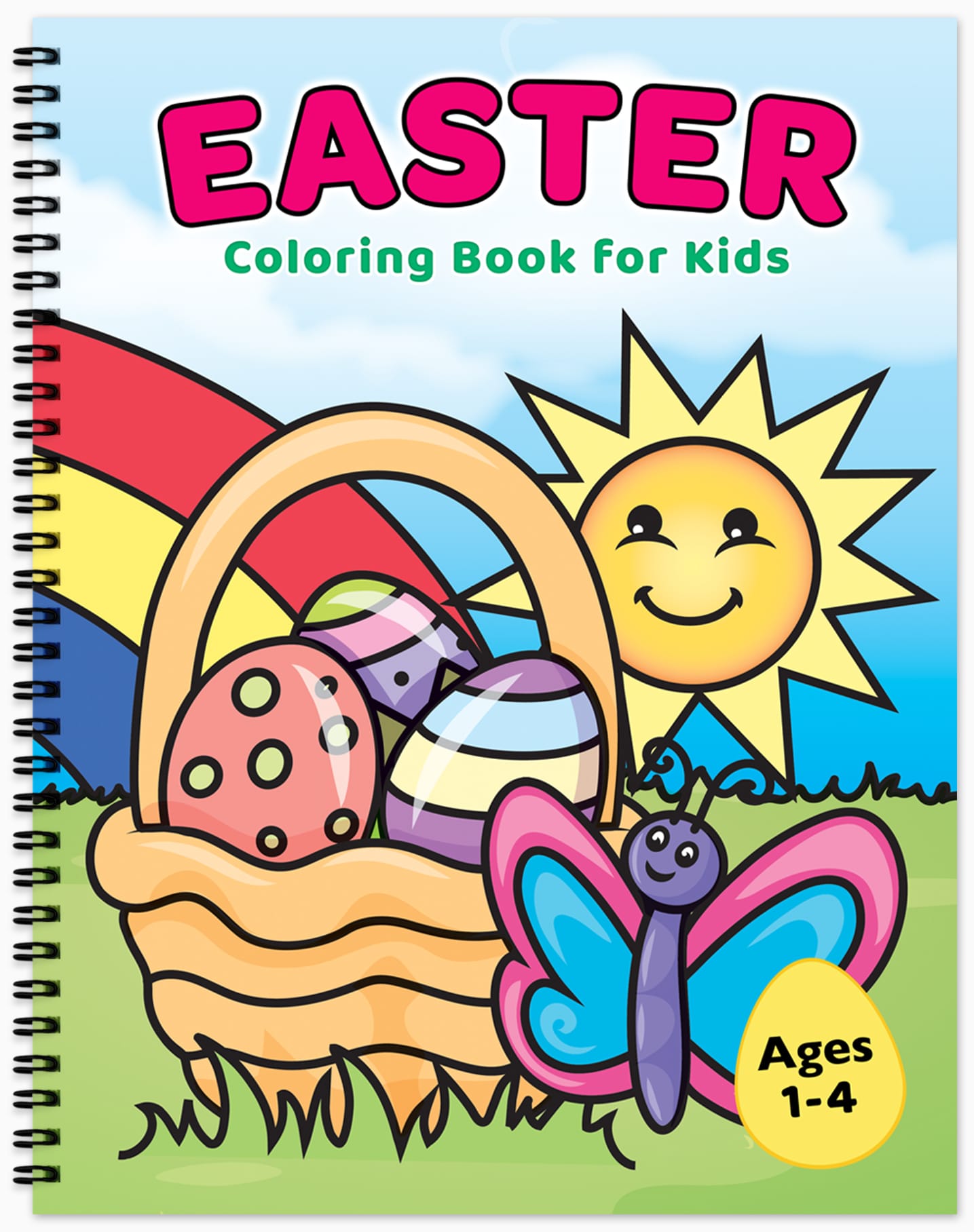 Easter Coloring Book for Toddlers Ages 1-4